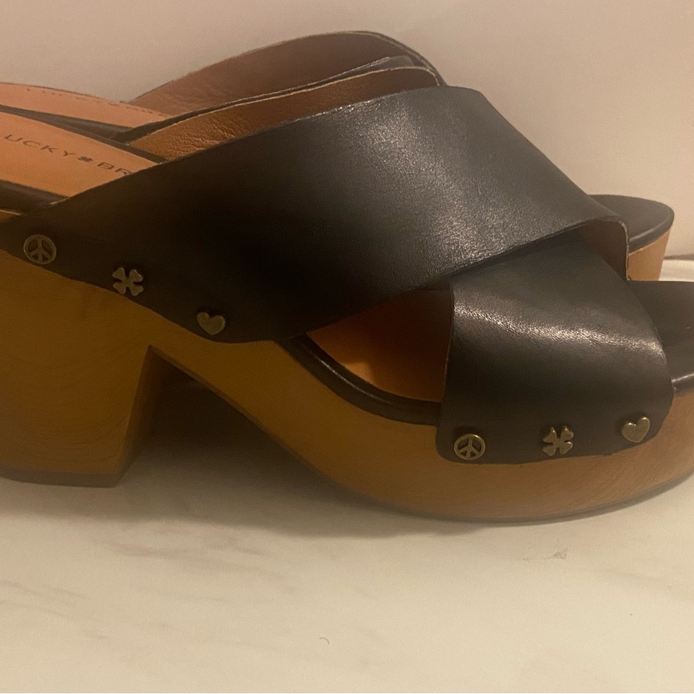 Lucky Brand Black Takara Clogs